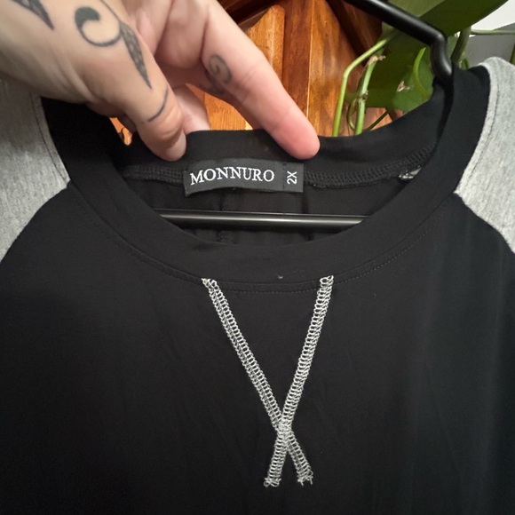 MONNURO long sleeve plus size women tunic shirt - Picture 5 of 8